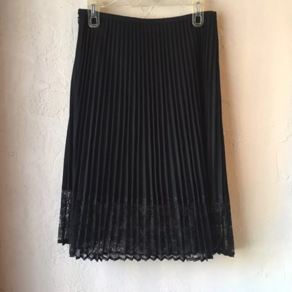 Apostrophe Size 8 Black Lace Midi Skirt